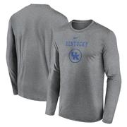 Kentucky Nike Courtside Dri-Fit Practice Long Sleeve Tee